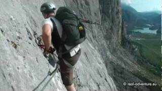 Ferrata Che Guevara Gardasee 2  spektakuläre Kletterwand  Abenteuer Alpin 2011 Folge 112 [upl. by Moulton]