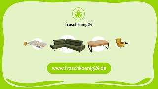 Froschkönig24  der Onlineshop für hochwertige Möbel und Wohnaccessoires  30s [upl. by Airotna147]