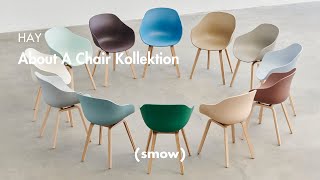 HAY  About A Chair Kollektion  Neue Farben  smow [upl. by Tnilc]