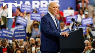 Biden delivers defiant speech at Detroit rally [upl. by Ramat]