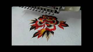 Computerized Embroidery Machine 1215 Colors [upl. by Nnail]