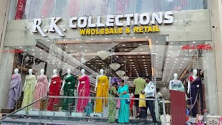 RK Collections Latest Sarees  Dussehra Shopping [upl. by Marvin]