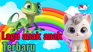 Cicak Cicak Di Dinding Balonku Ada Lima Anak Kucing  Lagu anak anak populer [upl. by Atled]