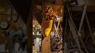 The making of Dutch wooden shoes at Zaanse Schans Holland Netherlands 🇳🇱 [upl. by Leland]