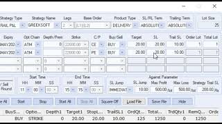 Greeksoft Advance Options Strategy  Ctrl  Shift  V [upl. by Shirah]