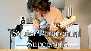 I LOVE THIS GUITAR Squier Paranormal Supersonic [upl. by Aitetel180]