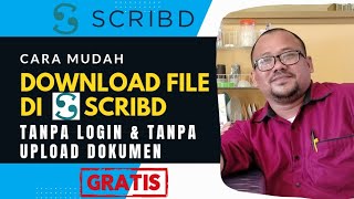 Cara Download File SCRIBD Tanpa Login dan Tanpa Upload Dokumen [upl. by Esenaj]