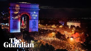 Macron dabbing and crowds roaring France crowned World Cup champions [upl. by Minerva971]