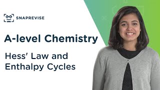 Hess Law and Enthalpy Cycles  Alevel Chemistry  OCR AQA Edexcel [upl. by Martijn]