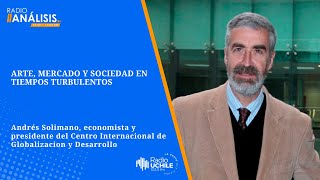 Andrés Solimano comenta su libro quotArte mercado y sociedad en tiempos turbulentosquot [upl. by Ahsyekat]