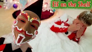 Evil Elf on the Shelf Disquised as Gingerbread Man Buried Our Mom in Snow Game Master Day 12 [upl. by Alak]