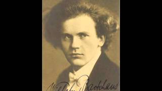 Wilhelm Backhaus plays Kreisler quotLiebesleidquot arr Rachmaninoff [upl. by Lenora369]