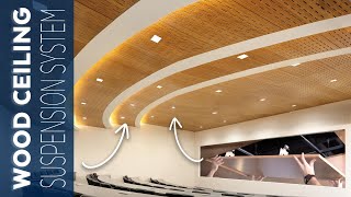 Wood Ceiling  Hide Suspension System  Armstrong Ceiling Solutions [upl. by Leamhsi]