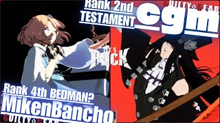 GGST➤ Rank 4th BEDMANベッドマン  MikenBancho眉間番長  vs Rank 2nd TESTAMENTテスタメント  cgm [upl. by Noirad]