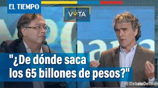 Las cuentas de Fajardo para refutar el financiamiento de Petro en su gobierno  El Tiempo [upl. by Enidanreb]