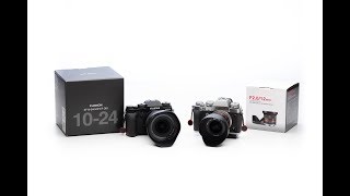 Große Weitwinkelobjektive für Fujifilm  FF1024mm vs Samyang 12mm [upl. by Raseta]