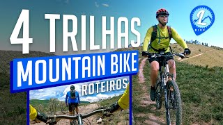 TOP 4 trilhas de MOUNTAIN BIKE no interior com roteiros [upl. by Jerz]