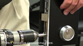 How to Install a Mortice Lock  Tutorial Video by Tradco [upl. by Gilbert906]