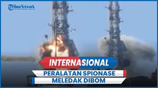 Detikdetik Peralatan Spionase Meledak Dibom Hizbullah di Lokasi Radar Israel [upl. by Tiphanie]