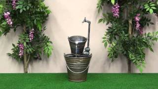 2 Tin Buckets with Tap water feature [upl. by Ariam]