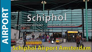 walking tour Schiphol Airport Amsterdam  NetherlandsAmsterdam [upl. by Nilyarg]