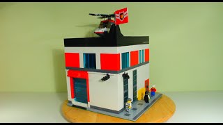 Lego Fire Station  MOC [upl. by Vigen]