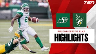 CFL Week One Roughriders vs Elks [upl. by Soisinoid]