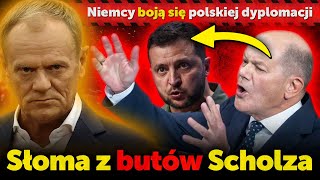 Słoma z butów Scholza Niemcy boją się polskiej dyplomacji Major wywiadu Robert Cheda [upl. by Acimad289]