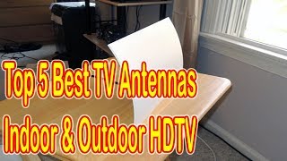 Top 5 Best TV Antennas 2018  Best Indoor amp Outdoor Hdtv Antenna [upl. by Daniela]