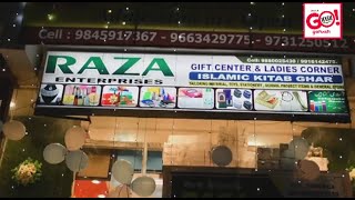 INAUGURATION OF RAZA ENTERPRISES GIFT CENTER amp LADIES CORNERISLAMIC KITAB GHAR [upl. by Lindsy485]