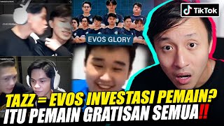 STATEMENT TAZZ TENTANG EVOS SKRG SKYLAR IRRAD SMAKIN MENYERAMKAN REACTION TIKTOK MOBILE LEGEND [upl. by Notseh]