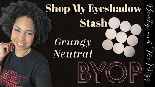 Shop My Eyeshadow Stash SEPTEMBER 2023 NEARLY NEUTRAL KeepBeautyReal1 Glowfessions [upl. by Nylleoj]