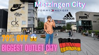 Metzingen Outlet City Vlog  Biggest Outlet City in Germany 🇩🇪  70 OFF😱  Indian in Germany [upl. by Hershell]