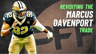 Revisiting the Marcus Davenport Trade  PFF [upl. by Nais]