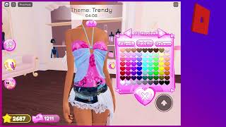 Billie Takes 2nd amp 3rd in Roblox Dress to Impress  Animal amp Trendy Themes  2 Screens Fun 😍🥳 [upl. by Groome]