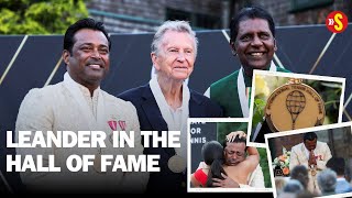 Leander Paes emotional induction into the International Tennis Hall of Fame [upl. by Niatirb]