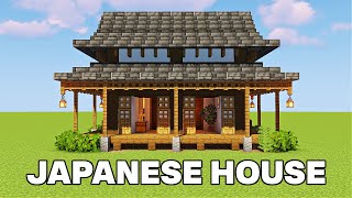 Japanese House  Minecraft Tutorial [upl. by Neidhardt882]