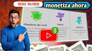 3 formas para monetizar un canal de Youtube antes de llegar a los 1000 suscriptores [upl. by Oijile450]