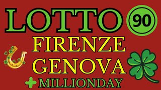 💥 Scopri i Numeri Fortunati per il Lotto amp Million Day Previsioni Esclusive Firenze amp Genova 💥 [upl. by Samal]