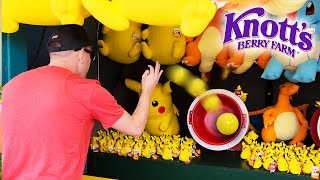 Guess Which Carnival Game we WON at Knotts Berry Farm [upl. by Repsaj]