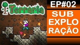 Fornalha Bigorna e Exploração Subterrânea  Aprendendo Terraria Ep  02  Comentado em PT  BR [upl. by Oiretule]