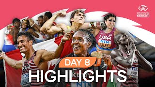 Day 8 Highlights  World Athletics Championships Budapest 23 [upl. by Tamah]