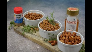 3 smaken cashewnoten roosteren uit de Airfryer [upl. by Godliman]