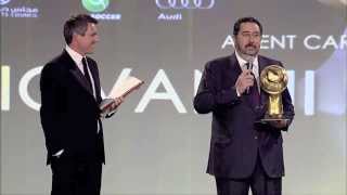 Globe Soccer Awards 2013  Agent Career Award Giovanni Branchini [upl. by Bara388]