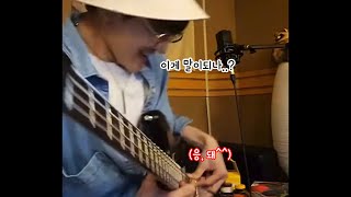 루시조원상 봄인지 여름인지 베이스 라이브 LUCY  Wonder Wonsang bass live [upl. by Ahseinod]