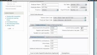 How to Calculate Canadian Payroll Tax Deductions  Guide [upl. by Llyrrad477]