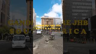 Walking around Gandhi Square Johannesburg southafrica travel gandhi [upl. by Karub]