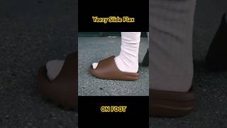 Yeezy Slide Flax On Foot  are they worth getting yeezy adidas style [upl. by Vyner]