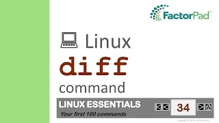 Linux diff command summary with examples [upl. by Froh112]