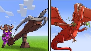 Minecraft Dragons  ULTIMATE WEAPON SLAYS DRAGON [upl. by Bor]